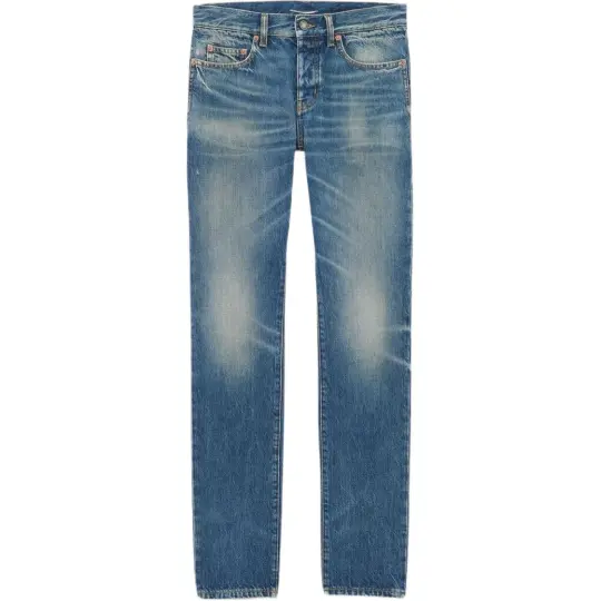 SAINT LAURENT Low Rise Slim Fit Jeans