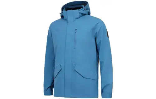 Li Ning Trench Coat Men's Light Denim Blue