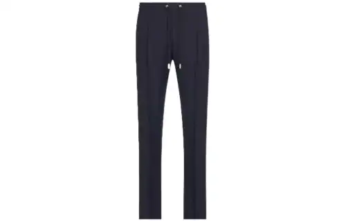 DIOR Knitted Sweatpants Men's Marine Blue