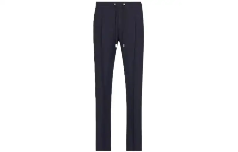 DIOR Knitted Sweatpants Men's Marine Blue