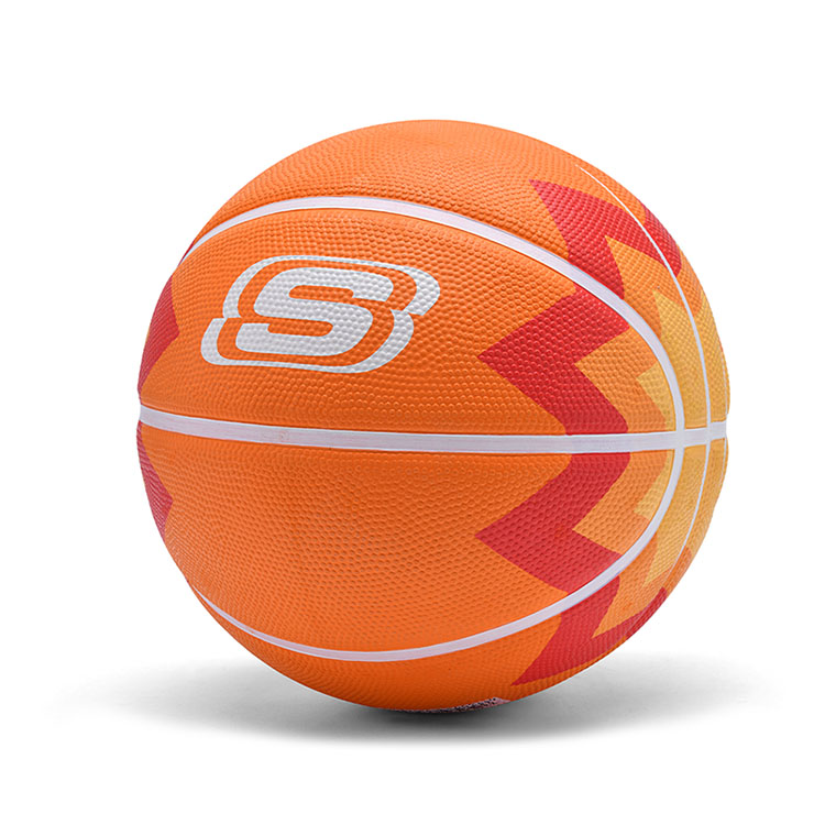 Skechers China Mainland Version Rubber Basketball Orange Size 5 Ball Training Kids’