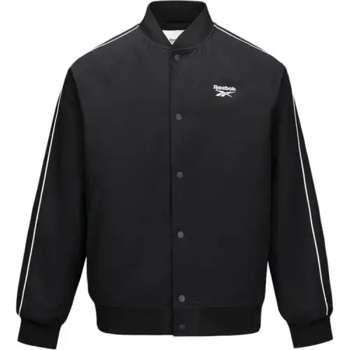 Reebok Stand Collar Sports Jackets & Coats Unisex Black