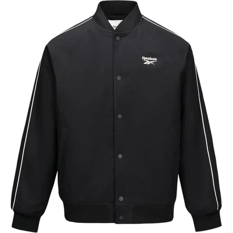 Reebok Stand Collar Sports Jackets & Coats Unisex Black