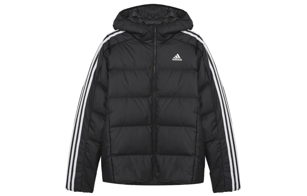 Adidas 3 Stripes Down Jackets & Coats Men's Black