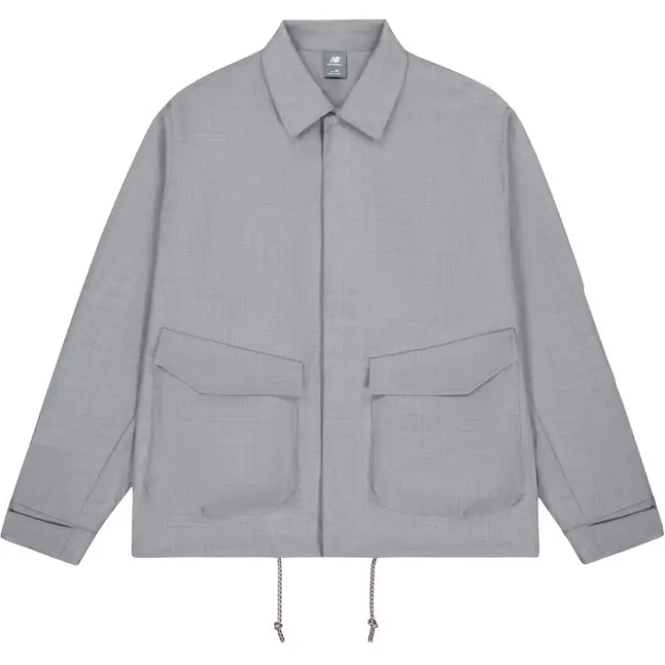 New Balance NB Grey Jacket Unisex Medium Gray