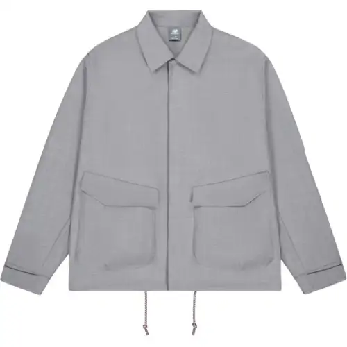 New Balance NB Grey Jacket Unisex Medium Gray