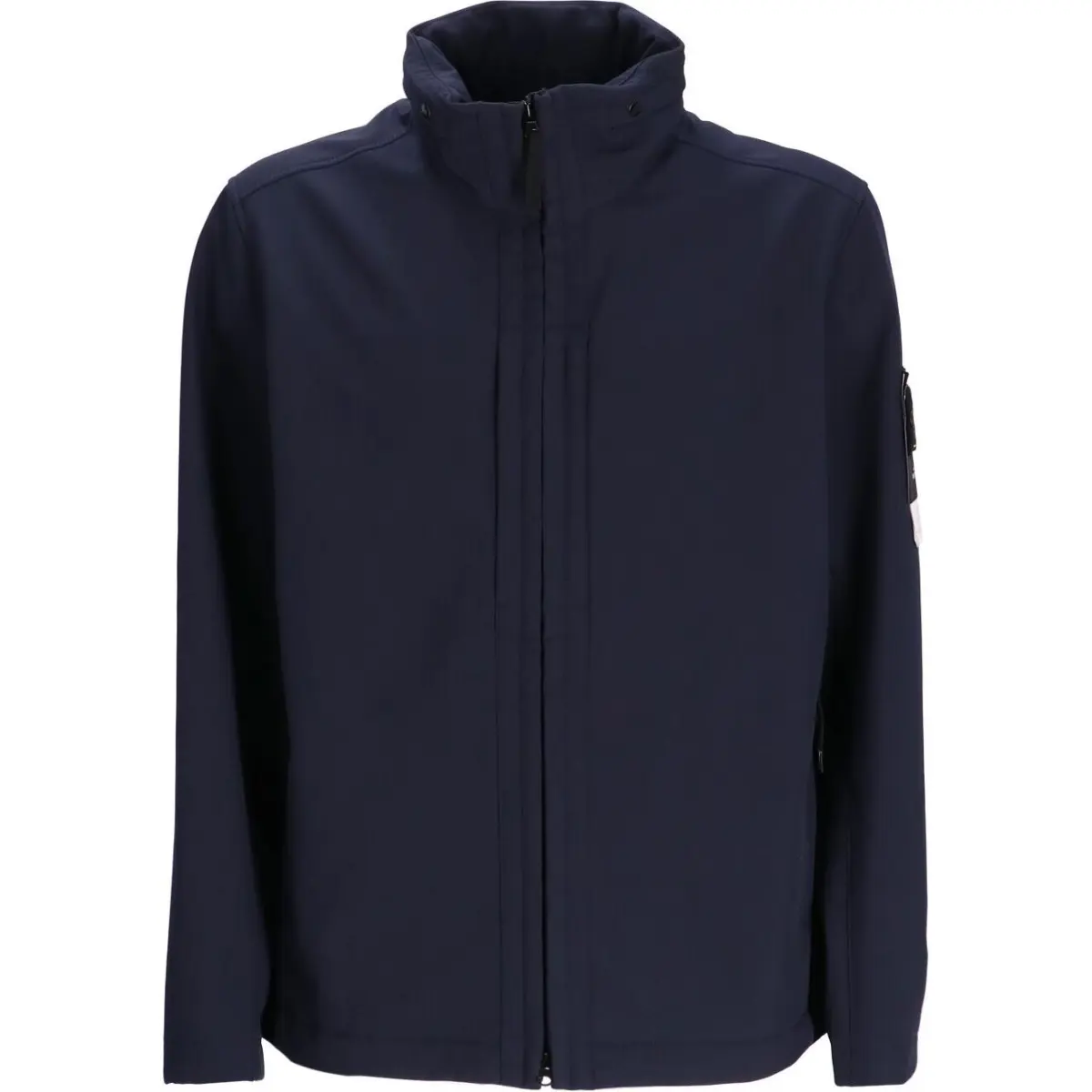 STONE ISLAND Logo Patch Zipped Coat