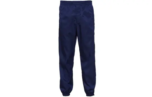PRADA Knitted Sweatpants Men's Blue Moderate Straight Fit Pants