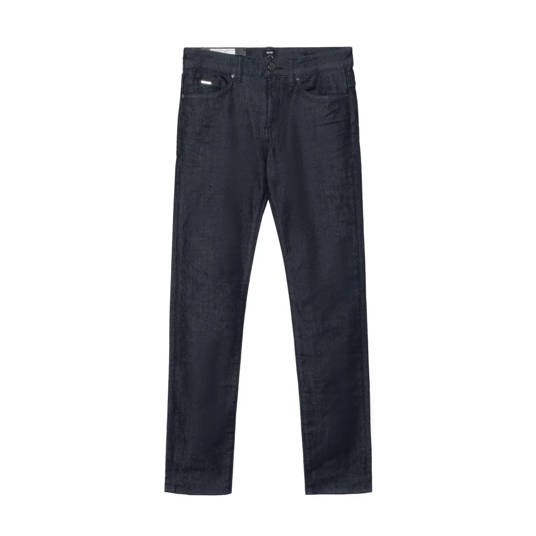HUGO BOSS Jeans Men's Blue Black Moderate Straight Fit Pants