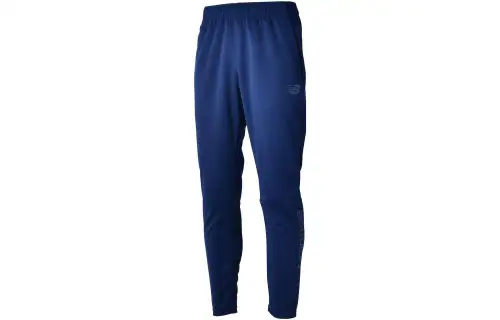 New Balance Black Out Knitted Sweatpants Men's Blue Moderate Straight Fit Pants