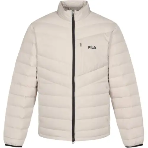 FILA Down Jackets Men's Ecru Stand Collar Moderate Other