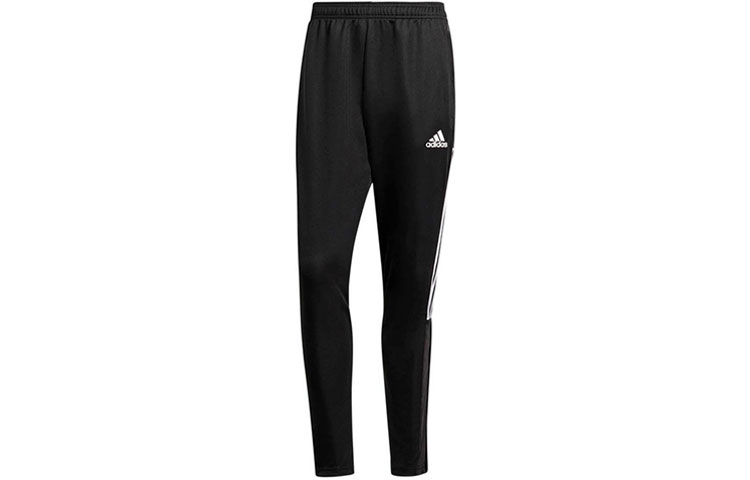 Adidas, retro comfortable knitted black trousers