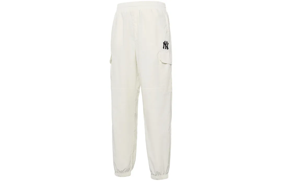 MLB Knitted Sweatpants Unisex White