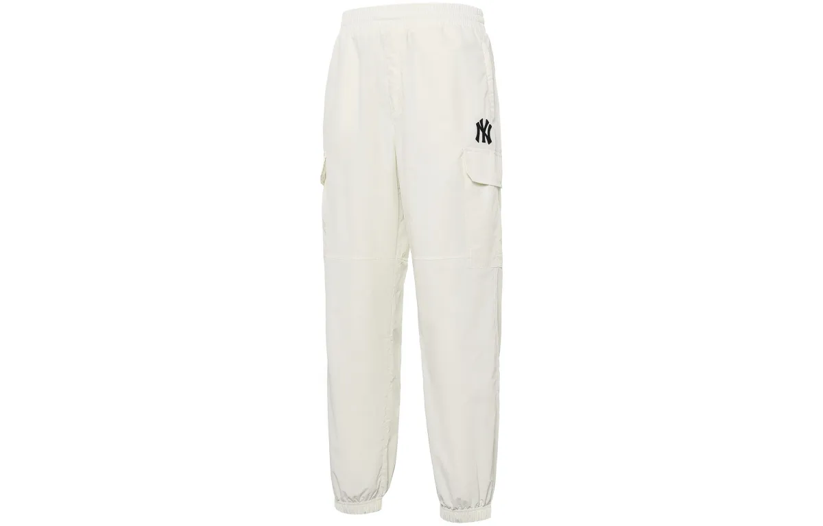 MLB Knitted Sweatpants Unisex White