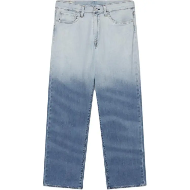Levi's Jeans Men's Blue White Moderate Straight Fit Pants