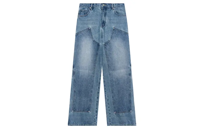 HARSH AND CRUEL Jeans Unisex Moderate Straight Fit Pants
