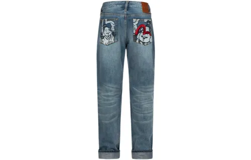 EVISU Jeans Men's Denim Blue Moderate Other