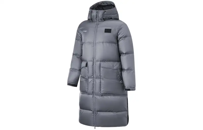 Li Ning Down Jacket Unisex Stone Gray