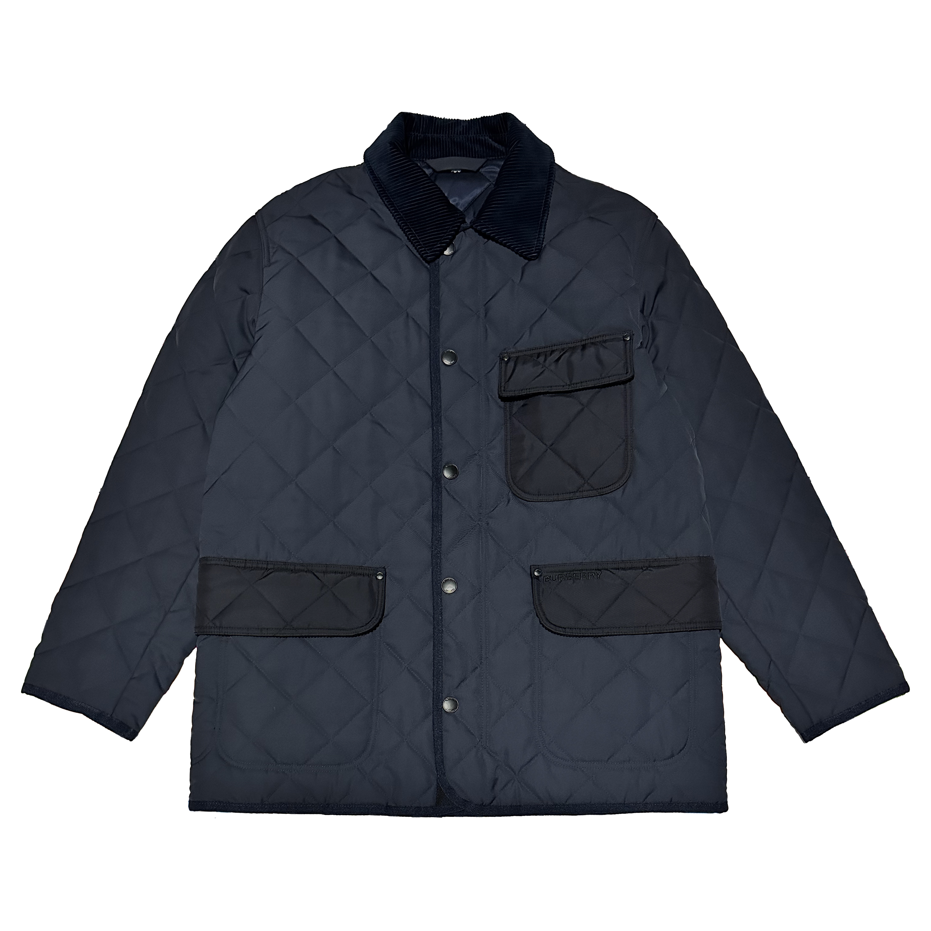 Burberry FW23 Puffer Jacket Men's Dark Blue