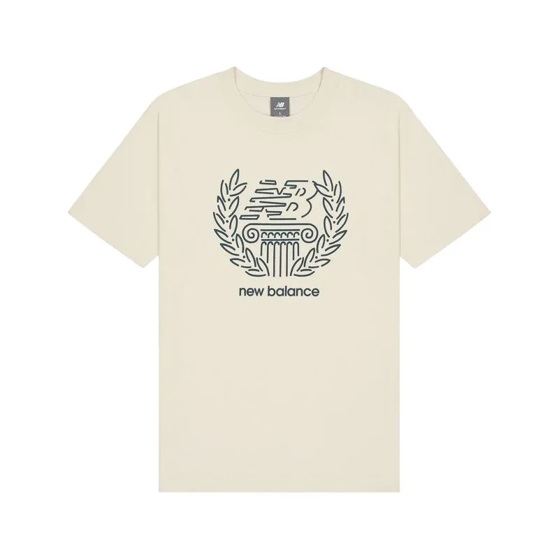 New Balance T Shirt Men's Ivory White