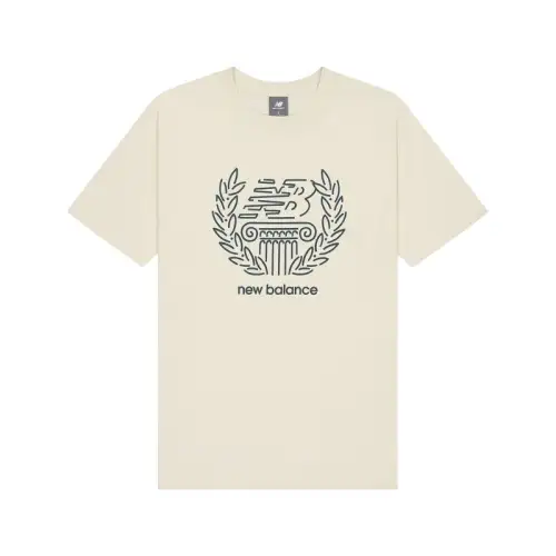 New Balance T Shirt Men's Ivory White