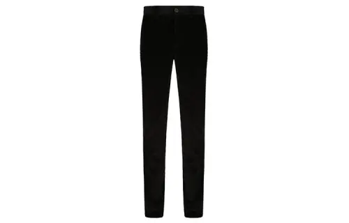 PRADA Casual Pants Men's Black Moderate Straight Fit Pants