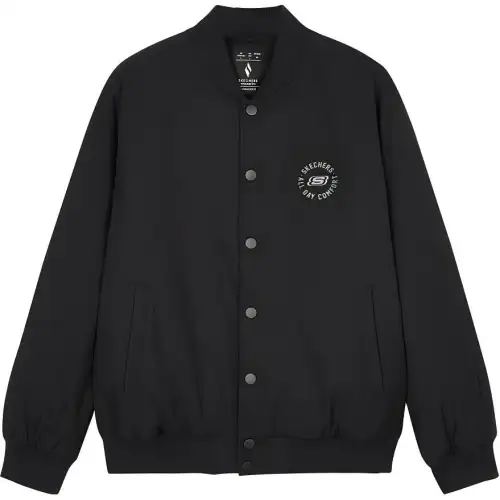Skechers Puffer Jacket Men's Carbon Black