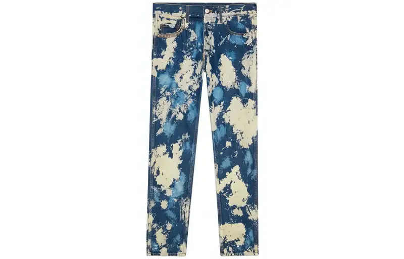 【Previous Season】bleached denim punk pants