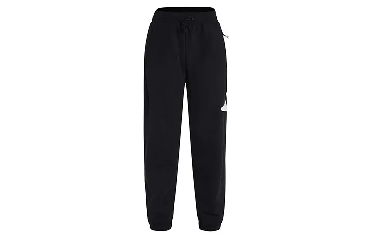 Adidas Knitted Sweatpants Men's Black Moderate Cuffed Pants