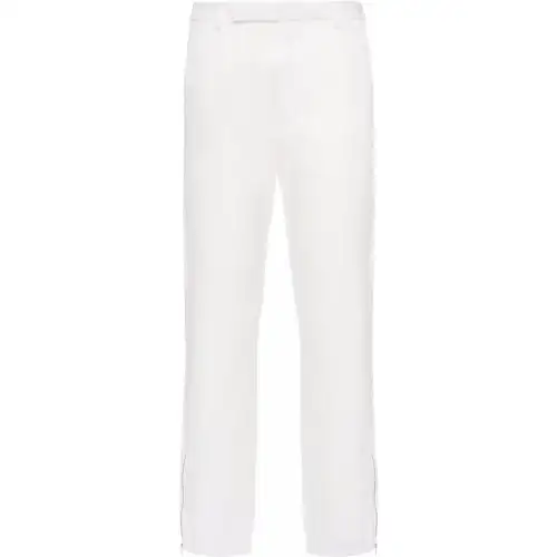 PRADA Knitted Sweatpants Men's White