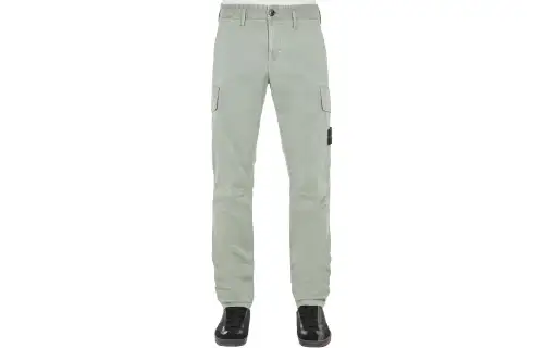 STONE ISLAND Cargo Pants Men's Light Green