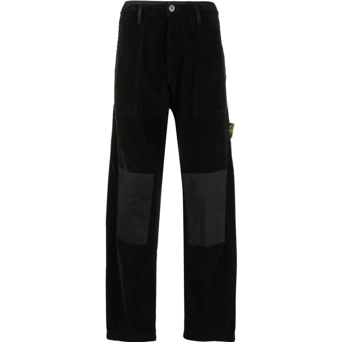 STONE ISLAND Cargo Pants Men's Black Moderate