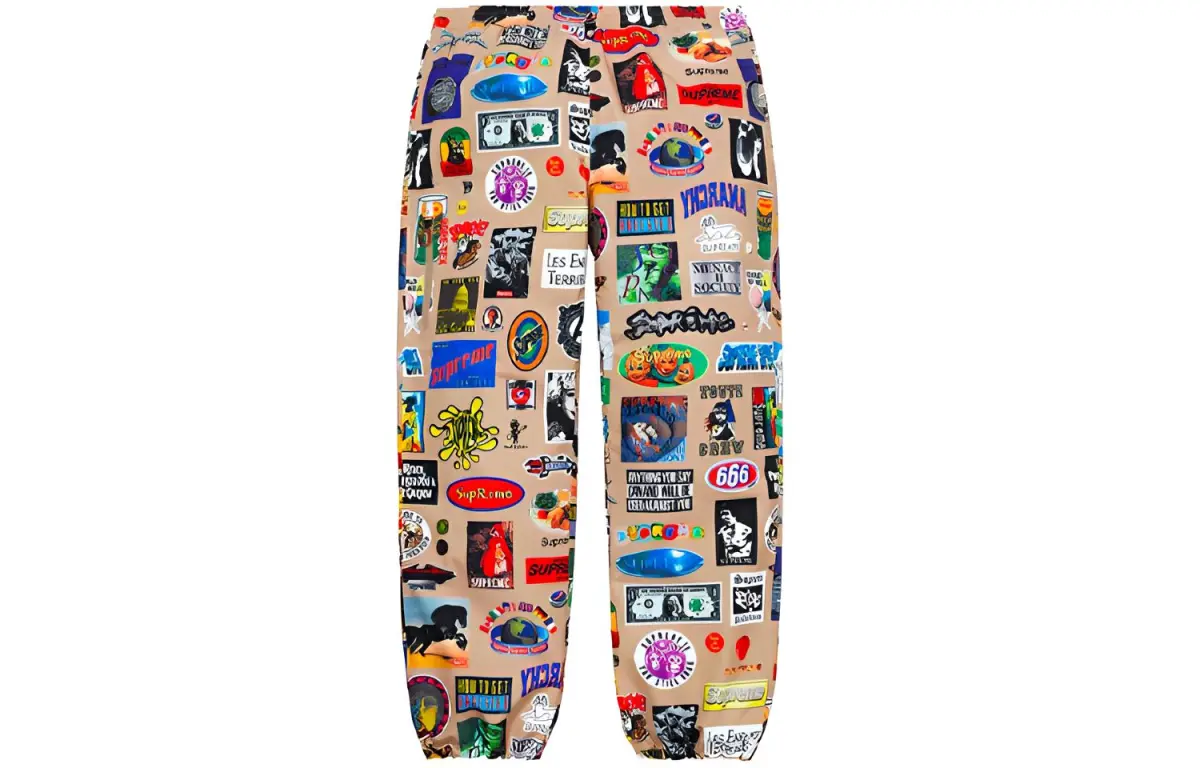 Supreme SS21 Week 1 GORE TEX Stickers Pant Full Length Pants Unisex
