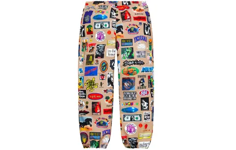 Supreme SS21 Week 1 GORE TEX Stickers Pant Full Length Pants Unisex