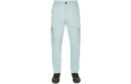STONE ISLAND STONE ISLAND STELLINA Cargo Pants Men's Sky Color Moderate
