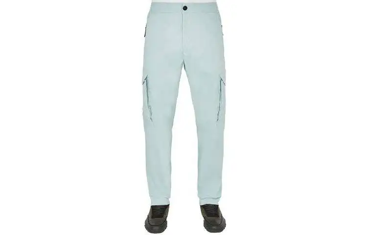 STONE ISLAND STONE ISLAND STELLINA Cargo Pants Men's Sky Color Moderate
