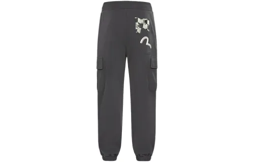 EVISU Cargo Pants Men's Dark Gray Moderate
