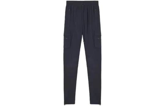 REPRESENT Casual Pants Men's Marine Blue Moderate Straight Fit Pants