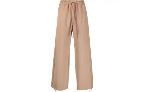 OFF-WHITE High Waist Straight Leg Trousers