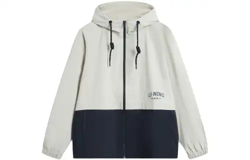 Li Ning Weekend Youth Sports Fashion Collection Trench Coat Men's Light Wood Umber