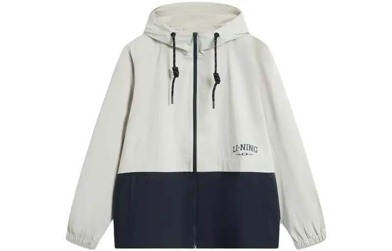 Li Ning Weekend Youth Sports Fashion Collection Trench Coat Men's Light Wood Umber