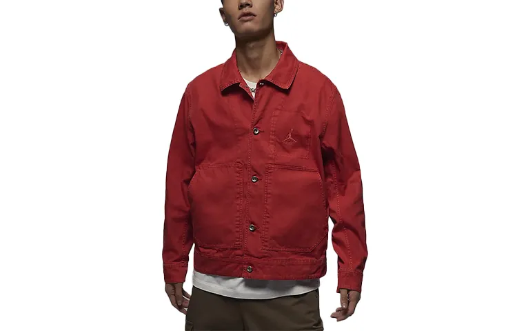 Jordan ESSENTIALS Jackets & Coats Men's Lobster Red