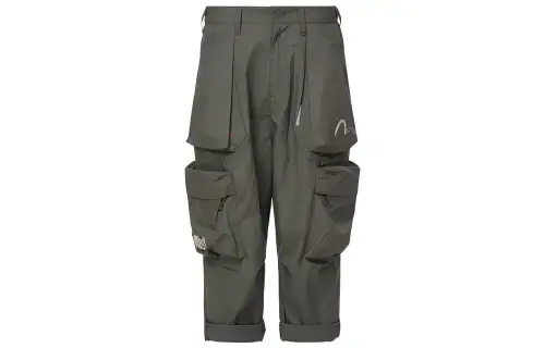EVISU SS22 Casual Pants Men's Dark Gray