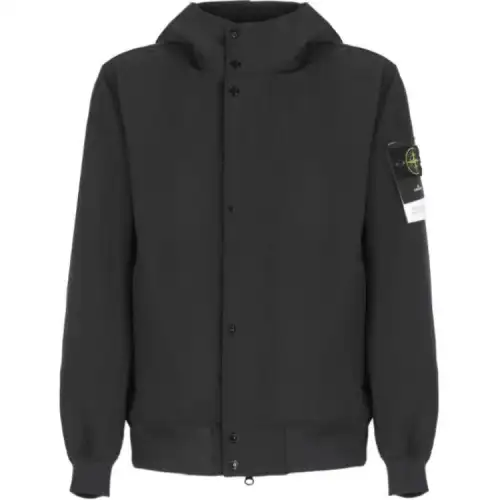 STONE ISLAND Logo Patch Hooded Jacket