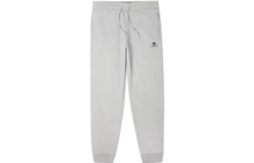 Converse Knitted Sweatpants Men's Gray Moderate Cuffed Pants