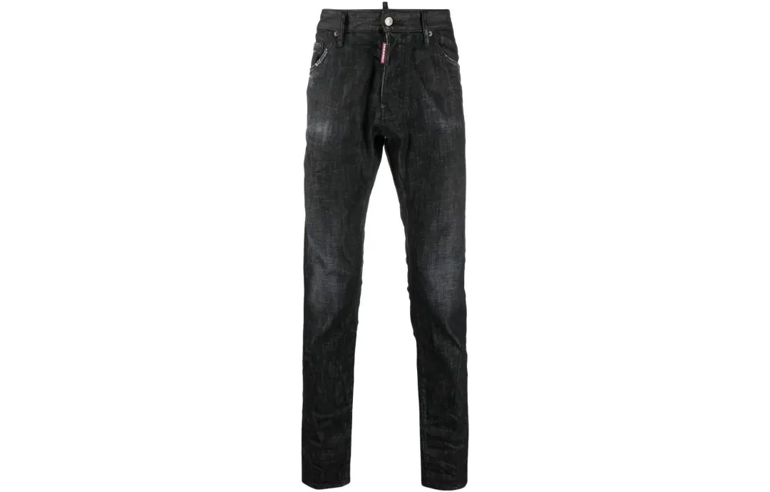 Dsquared2 Distressed Tapered Leg Jeans