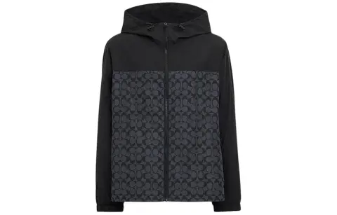 COACH SS24 Jackets & Coats Men's Charcoal Gray
