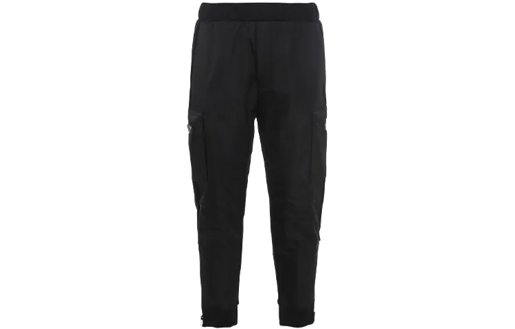 PRADA Casual Pants Men's Black Moderate Tapered Pants
