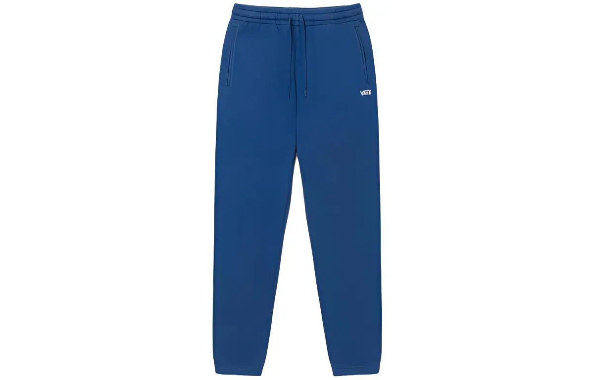 Vans Knitted Sweatpants Men's Dark Blue Moderate Cuffed Pants