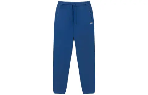 Vans Knitted Sweatpants Men's Dark Blue Moderate Cuffed Pants